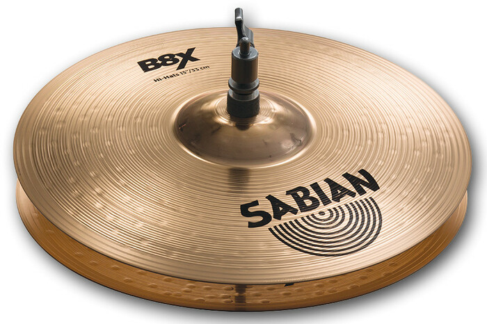 Sabian 45001X B8X First Pack With 13" Hi-Hats, 16" Thin Crash Cymbal