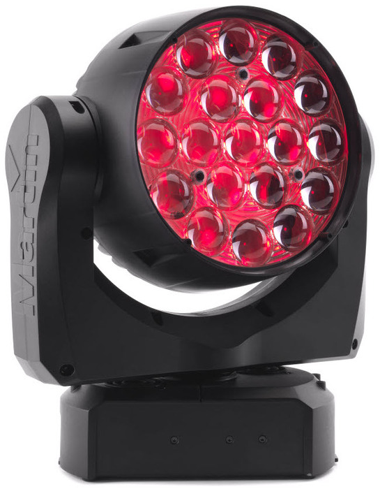 Martin Pro MAC Aura XB 19x15W RGBW LED Compact Moving Head Wash With Zoom And RGB Aura Effect