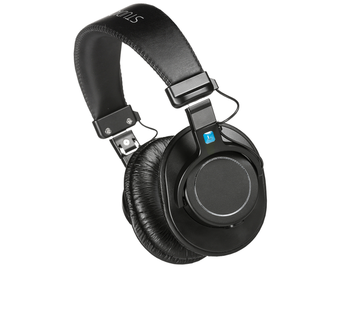 Apex Electronics HP100 Closed Back Collapsible Stereo Headphones with Detachable Cable HP100