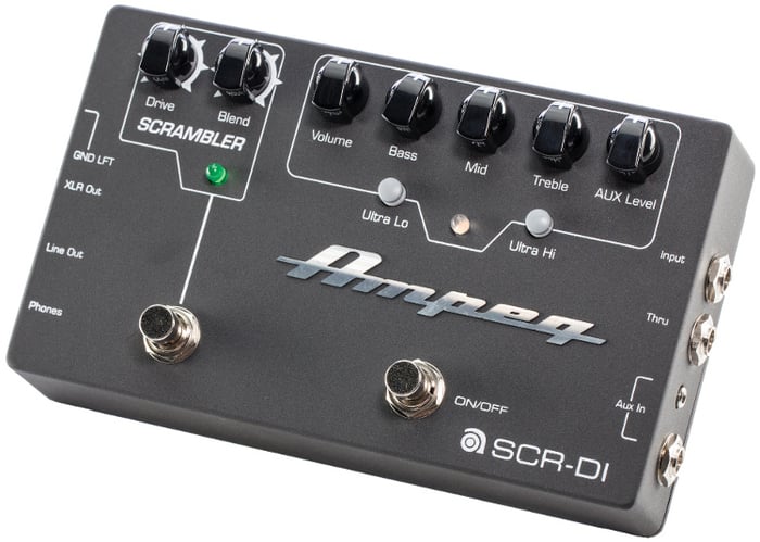 Ampeg SCR-DI Bass Guitar DI Pedal with Scrambler Overdrive SCR-DI