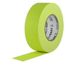 Rose Brand Gaffers Tape 50 Yard Roll Of 2" Wide Fluorescent Gaffers Tape