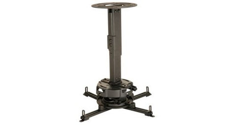 Peerless PRG-EXA Black Precision Gear 17"-25" Adjustable Projector Ceiling/Wall Mount - 50lbs. Weight Capacity PRG-EXA-B