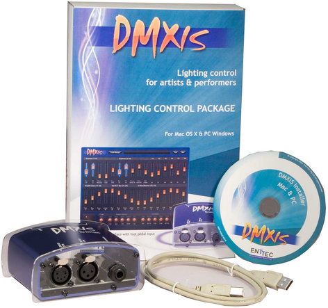 Enttec 70570 DMXIS Lighting Control Software Package with Hardware Interface 70570