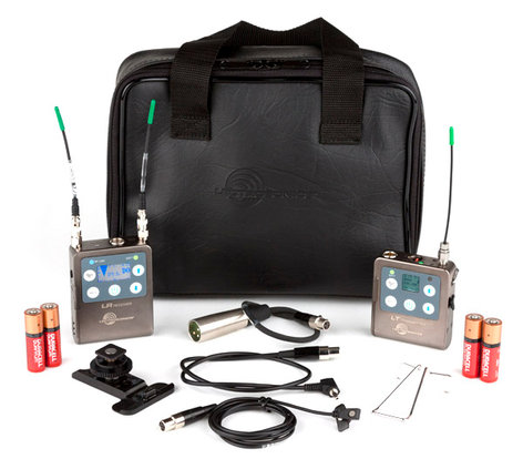 Lectrosonics ZS-LRLMb-A1 L-Series Digital Hybrid Wireless Bodypack System with LMb Transmitter and Lavalier Microphone, A1 Block 470.100 - 537.575 MHz ZS-LRLMB-A1