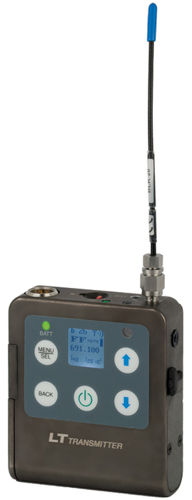 Lectrosonics ZS-LRLT-A1 Digital Wireless System With Bodypack Transmitter And Lavalier Mic, L-Series, A1 Band