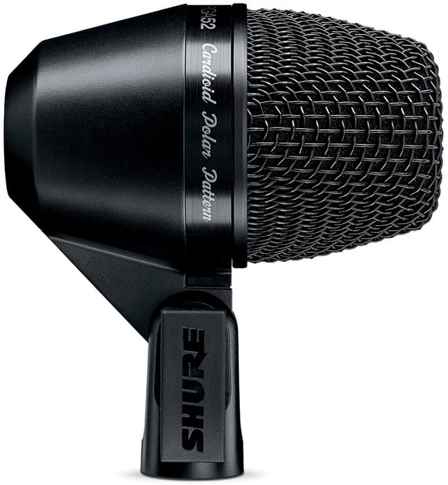 Shure PGA52-XLR Cardioid Dynamic Swivel-Mount Kick Drum Mic With 15' XLR Cable