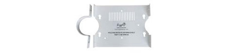 Nigel B Design NB-MPB-W Multi Purpose White Pole-Mount Shelf Bracket NB-MPB-W