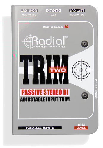 Radial Engineering Trim-Two Passive Stereo DI with Level Control TRIM-TWO