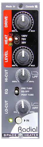 Radial Engineering Space Heater 500 500 Series Tube Overdrive Module SPACE-HEATER-500