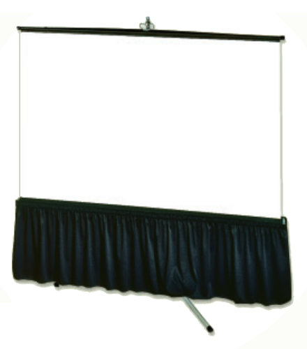 Draper C168.149 87" Black Vellite Tripod Screen Skirt