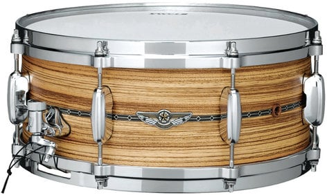 Tama TLZ146SOZW 6"x14" STAR Solid Shell Zebrawood Snare Drum TLZ146SOZW