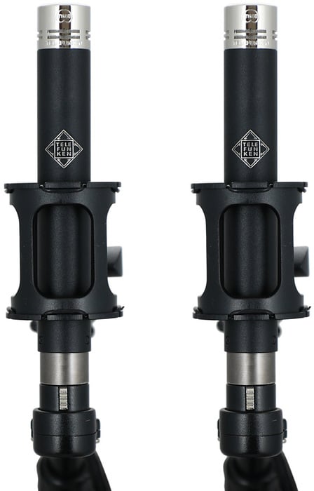 Telefunken Elektroakustik M60 Stereo Set Matched Pair of M60 Small Diaphragm FET Cardioid Condenser Microphones M60-STEREO-SET