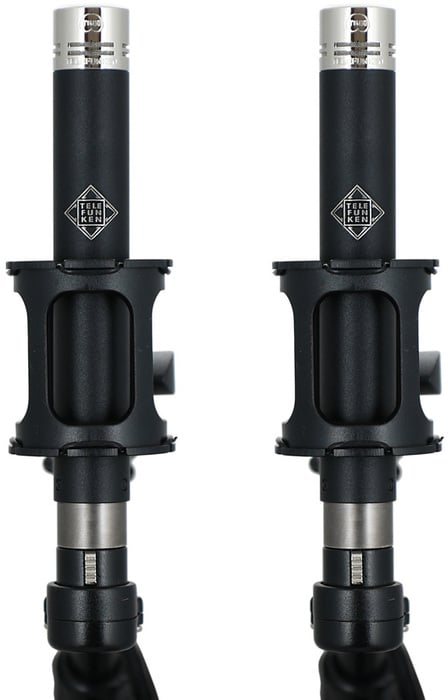 Telefunken M60-STEREO-SET M60 Stereo Set Matched Pair Of M60 Small Diaphragm FET Cardioid Condenser Microphones