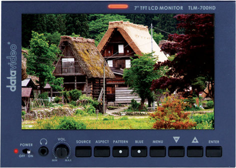 Datavideo Corporation TLM-700HD-S1 7" HD-SDI LED Backlit Monitor with Sony BP Battery Mount TLM-700HD-S1