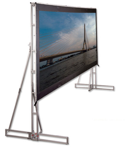 Draper Shade and Screen 221049 18' 4" HDTV Truss-Style Cinefold Complete Portable Projection Screen 221049