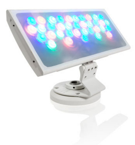 Philips Color Kinetics ColorBlast 12 IP66 LED Wash Fixture with 10 Degree Beam Angle in Black Housing 116-000025-03