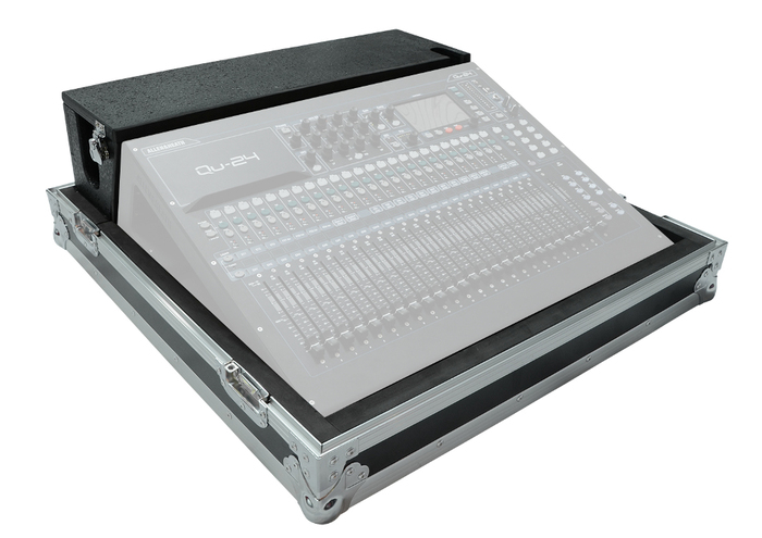 Gator Cases G-TOURQU24 ATA Wood Flight Case with Doghouse for Allen & Heath Qu24 Mixing Console G-TOURQU24