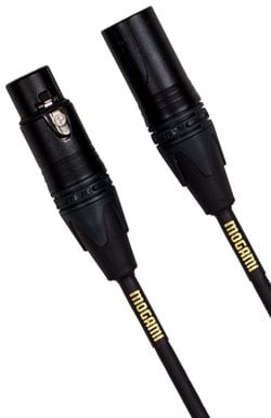 Mogami GOLD-STUDIO-10 Gold Studio 10 10 Ft XLR-M To XLR-F Microphone Cable With Neglex Studio Quad Cable