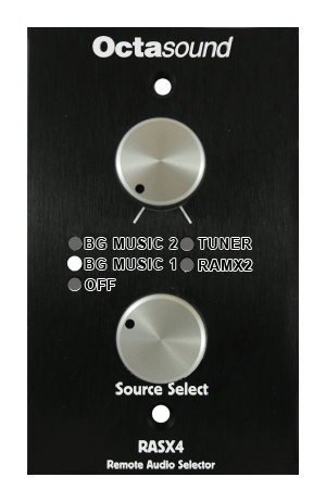 Octasound RASX4 4-Channel Remote Audio Zone Controller RASX4