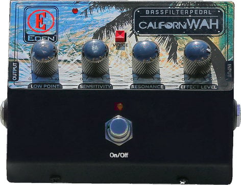 Eden Amplification CaliforniWAH Bass Filter Effects Pedal CALIWAH-U
