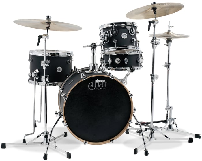 DW DDLM1804TB 4-Piece Design Series Mini-Pro Shell Pack in Tobacco Burst Finish DDLM1804TB