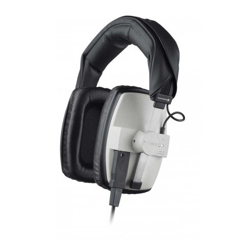 Beyerdynamic DT 100-400 400 Ohm Over-Ear Closed-Back Dynamic Headphones in Grey DT100-400/GREY