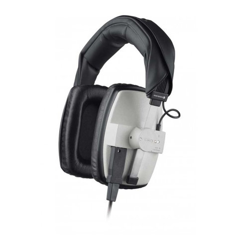 Beyerdynamic DT100-400/GREY Over-Ear, Closed-Back Dynamic Headphones, 400 Ohm, Gray
