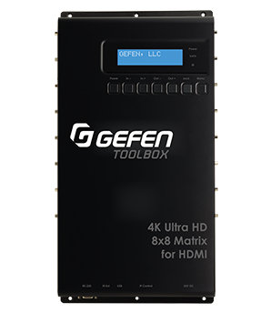 Gefen Inc GTB-HD4K2K-848-BLK 4K Ultra HD 8x8 Matrix for HDMI GTB-HD4K2K-848-BLK
