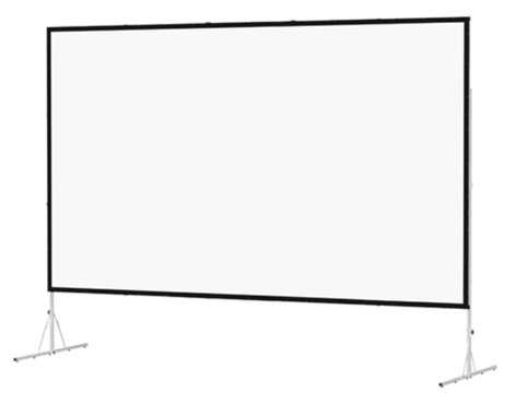 Da-Lite 88702K 120" x 120" Fast-Fold Deluxe Screen System with Dual Vision Surface 88702K
