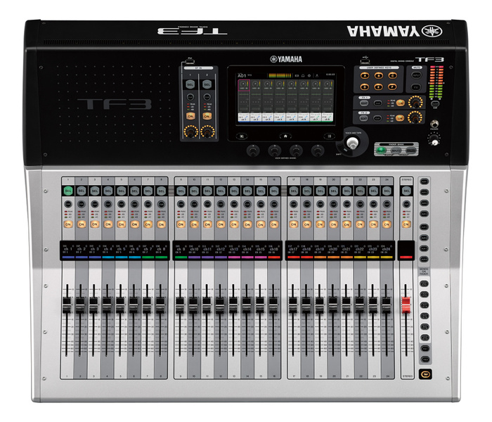 Yamaha TF3 Digital Mixing Console With 25 Motorized Faders And 24 XLR-1/4" Combo Inputs