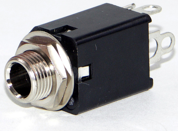 Switchcraft M112AX Hi-D Jax 1/4" Enclosed Telephone MIL Jack Connector M112AX