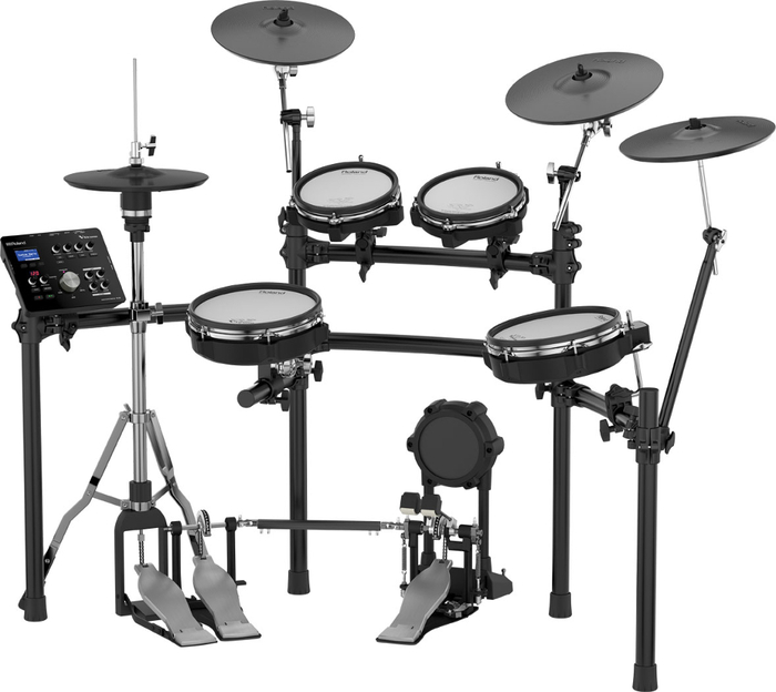 Roland V-Drums TD-25KV-S 5-Piece Electronic Drum Kit With Mesh Heads, 4x Cymbal Pads