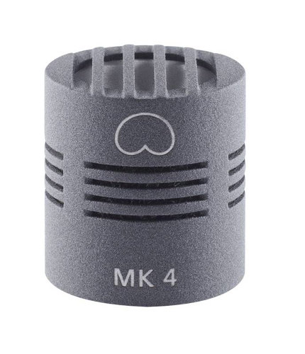 Schoeps MK 4 Cardioid Condenser Capsule with Matte Gray Finish for Colette Series Modular Microphone System MK-4G