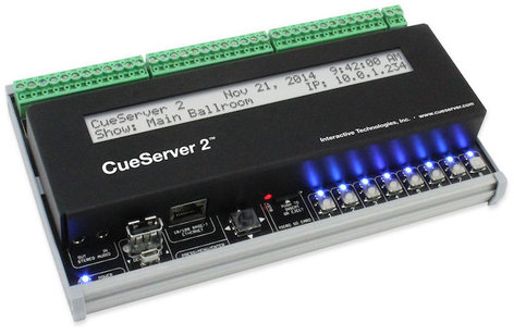 Interactive Technologies CS-940 CueServer 2 Lighting Playback Controller, DIN Mount