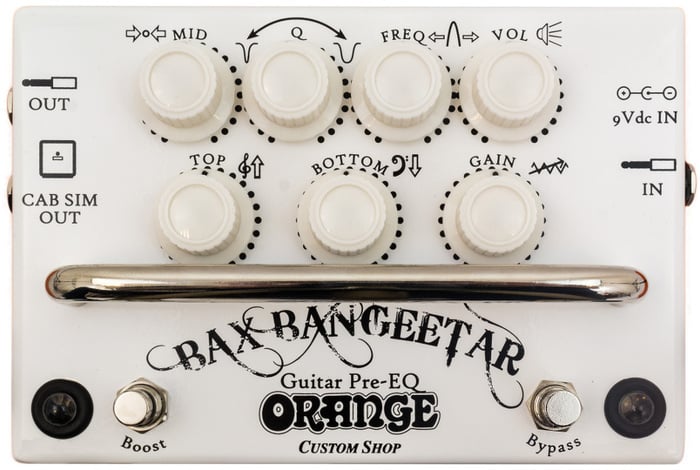 Orange BAX-BANGEETAR Bax Bangeetar Guitar Preamp/EQ Pedal