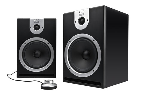 Reloop Wave 8 Pair of 8" Powered DJ Reference Monitors WAVE-8
