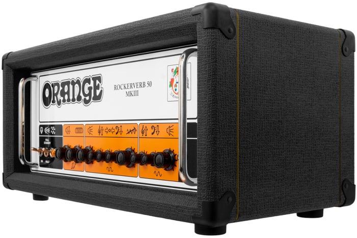 Orange RK50HTC-MKIII Rockerverb 50 MKIII Head 50W 2 Channel Guitar Tube Amplifier Head With 2x EL34 Valves