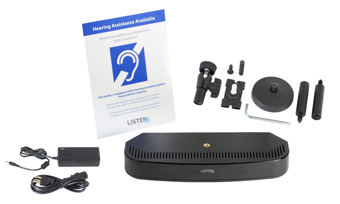 Listen Technologies LT-84-01 ListenIR 2-Channel Transmitter/Radiator Combo