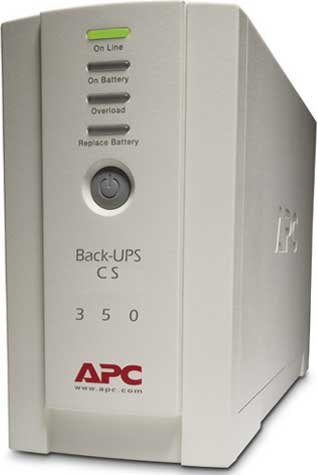 American Power Conversion BK-350 Back-UPS, DB-9, USB, RS-232, 350V BK350