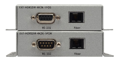 Gefen EXT-HDRS2IR-4K2K-1FO 4K Ultra HD Extender For HDMI Over One Fiber With RS-232 And 2-Way IR
