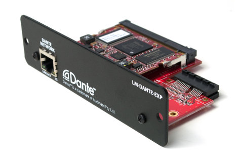 Livemix LM-DANTE-EXP Dante Expansion Card for MIX-16 Central Mixer Unit LM-DANTE-EXP