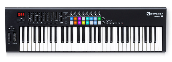 Novation LAUNCHKEY-61-MK2 Launchkey 61 MK2 61-Key Keyboard Controller With 16 Velocity-Sensitive Trigger Pads