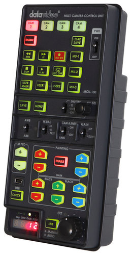 Datavideo Corporation MCU-100P Hand-Held Multi Camera Control Unit for Panasonic Cameras MCU-100P