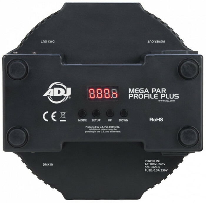 ADJ Mega Par Profile Plus 107x10mm RGB And 1x3W UV LED Par