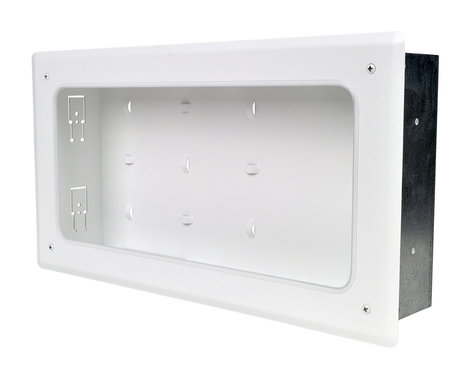 FSR, Inc PWB-353 WHT 3" Deep Open-Face Wall Box in White PWB-353-WHT