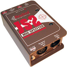 Radial Engineering JS2 Passive Mic Splitter, 1 Input, 2 Direct Outs, 1 Jensen Isolated Output