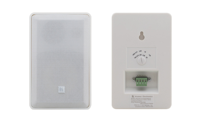 Kramer Yarden 4-O Pair of White 4", 2-Way On-Wall Speakers YARDEN-4-O-W