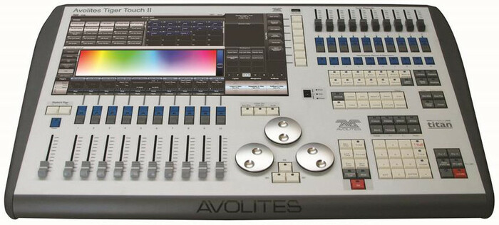 Avolites Tiger Touch II Lighting Control Console With 16 Universes And 20 Playback Faders