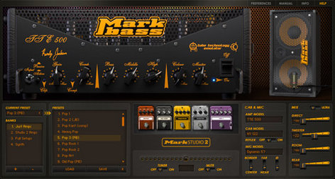 Overloud MARKSTUDIO2 Mark Studio 2 Bass Amplifier And Cabinet Simulation Plugin Suite