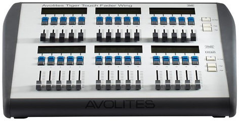 Avolites Tiger Touch Fader Wing Expansion Wing With 30 Playback Faders